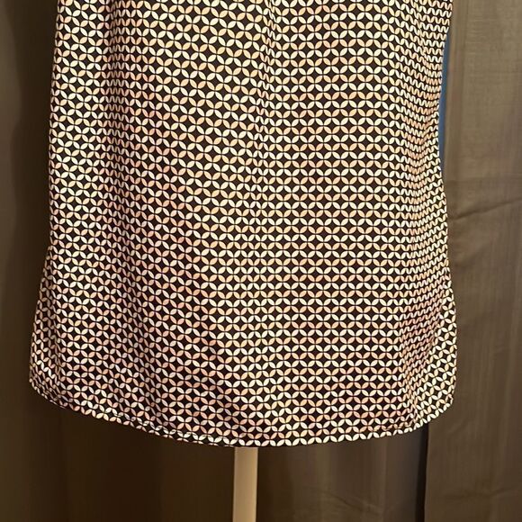 MERONA Blue and White Sleeveless Blouse. Size Medium. - Picture 2 of 4